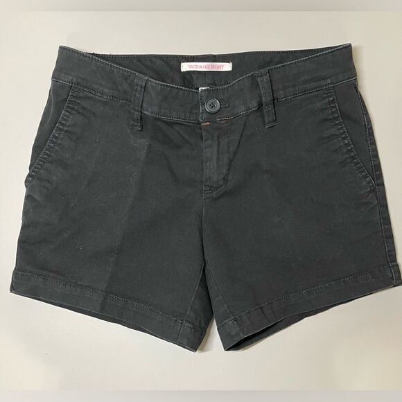 EUC Victoria’s Secret Black summer shorts. - Picture 1 of 3